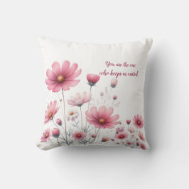 Cojín Decorativo La unidad de la madre florece el día de la madre