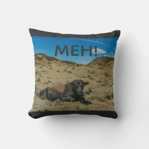 Cojín Decorativo La vaca dice MEH no muu en la granja