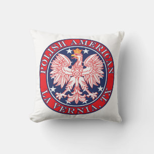 Cojín Decorativo La Vernia Texas Águila Polaca Americana