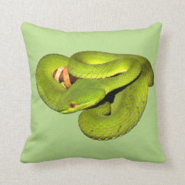 Cojín Decorativo La víbora de hoyo blanco-labiada