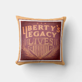 Cojín Decorativo La vida del legado de la libertad