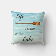 La vida es mejor en el lago Pillow