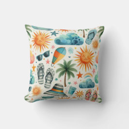 Cojín Decorativo La vida es una playa
