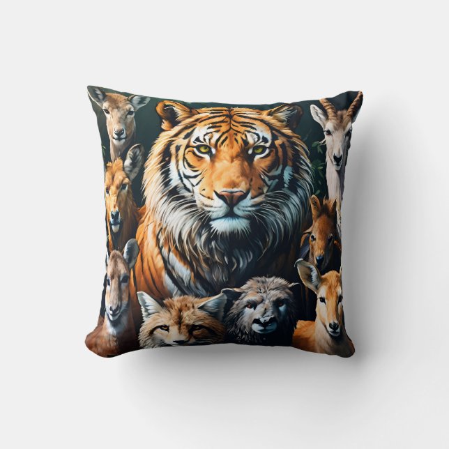 Cojín Decorativo La vida silvestre (Anverso)