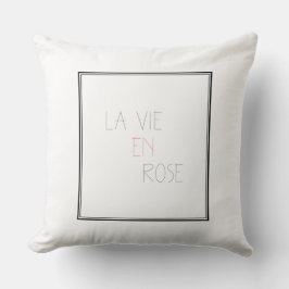 Cojín Decorativo La Vie En Rosa - La Vida En Rosa