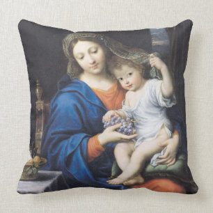 Cojín Decorativo La Virgen de las uvas, 1640-50