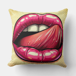 Cojín Decorativo Labios