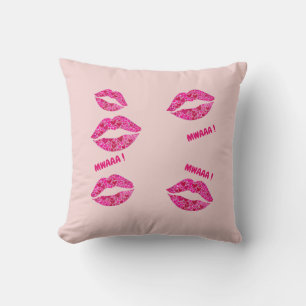 Cojín Decorativo ¡Labios amorosos 01 MWAAA!