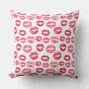 Cojín Decorativo Labios con lápiz labial