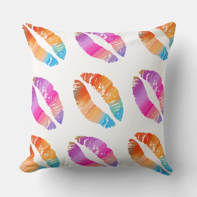 Cojín Decorativo Labios elegantes #38 (Anverso)