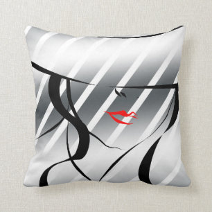 Cojín Decorativo Labios rojos