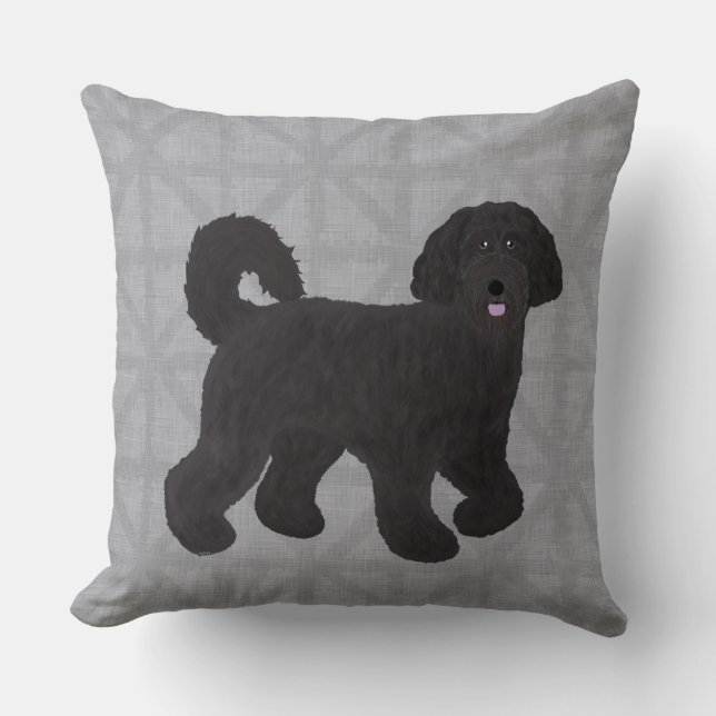 Cojín decorativo Labradoodle (Anverso)