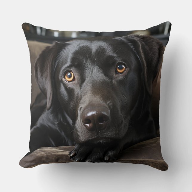 Cojín Decorativo Labrador Love (Anverso)