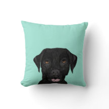 Labrador negro Perro Pillow - bonito laboratorio n