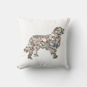Cojín Decorativo Labrador Perro Mandala Elementos Tira Cushion