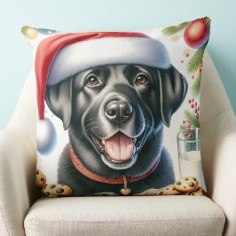 Cojín Decorativo Labrador recuperó a Navidades de festividades de p