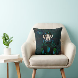 Cojín Decorativo Labrador Retriever blanco  