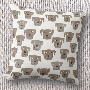 Cojín Decorativo Labrador Retriever Chocolate Adorable