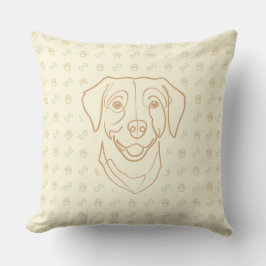 Cojín Decorativo Labrador Retriever. Edición Felicidad!