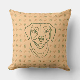 Cojín Decorativo Labrador Retriever. Edición Felicidad!
