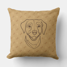 Cojín Decorativo Labrador Retriever. Edición Felicidad!