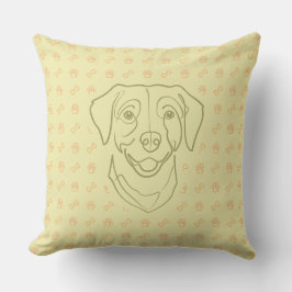 Cojín Decorativo Labrador Retriever. Edición Felicidad!
