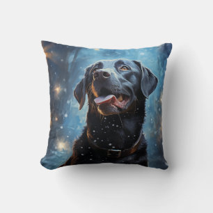 Cojín Decorativo Labrador Retriever negro
