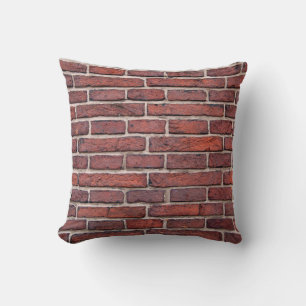 Cojín Decorativo ladrillos de pared ladrillos rojos de pared