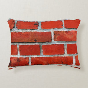 Cojín Decorativo Ladrillos pared ladrillos rojos pared de ladrillo