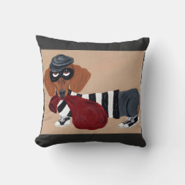 Cojín Decorativo Ladrón de Golosinas Dachshund Burglar