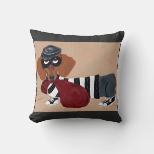 Cojín Decorativo Ladrón de Golosinas Dachshund Burglar