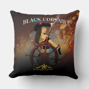 Cojín Decorativo Lady Black Corsair