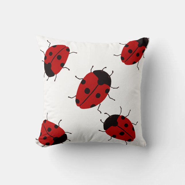 Cojín Decorativo Lady Bug (Anverso)