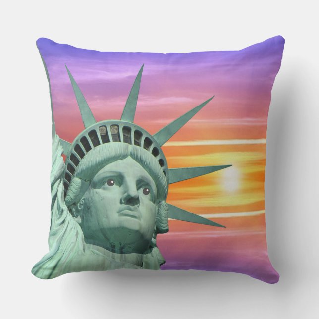 Cojín Decorativo Lady Liberty y Sunrise (Anverso)