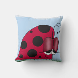 Cojín Decorativo Ladybug gracioso y eufórico