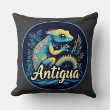 Lagarto del Caribe de la Isla Antigua