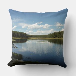 Cojín Decorativo Lago de los Cisnes II en el Parque Nacional Grand 