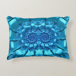 Cojín Decorativo ~ LAGO DE RIPPLING ~ Azul brillante ~