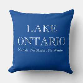 Cojín Decorativo LAGO DEL corazón ONTARIO, diseño del Gran Lago