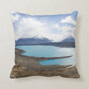 Cojín Decorativo Lago Guillermo y glaciar de Upsala
