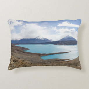Cojín Decorativo Lago Guillermo y glaciar de Upsala