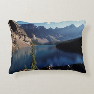 Cojín Decorativo Lago Moraine Parque Nacional Banff