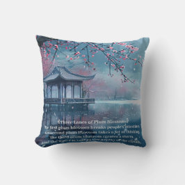 Cojín Decorativo Lago Plum Blossom Pavilion