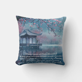 Cojín Decorativo Lago Plum Blossom Pavilion