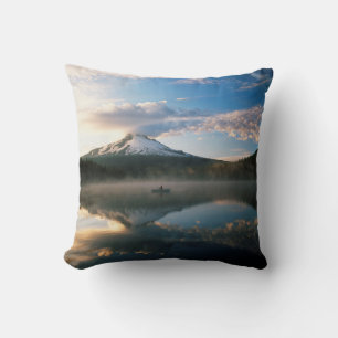 Cojín Decorativo Lago Trillium  Bosque Nacional Monte Hood, O