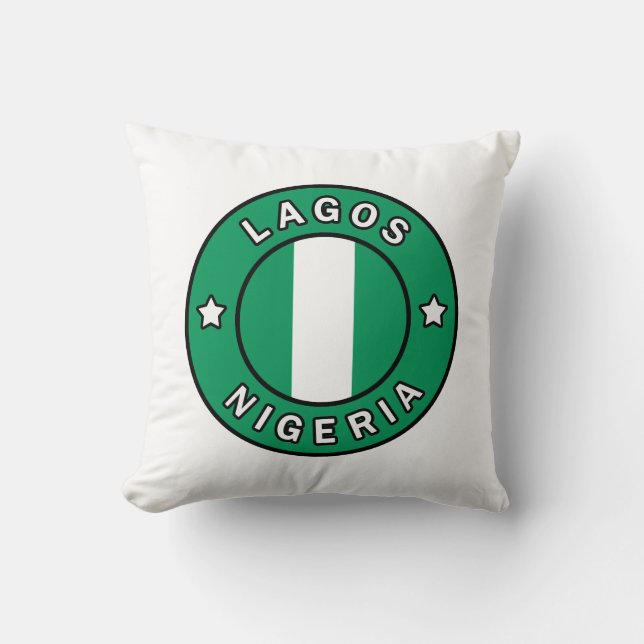 Cojín Decorativo Lagos Nigeria (Anverso)