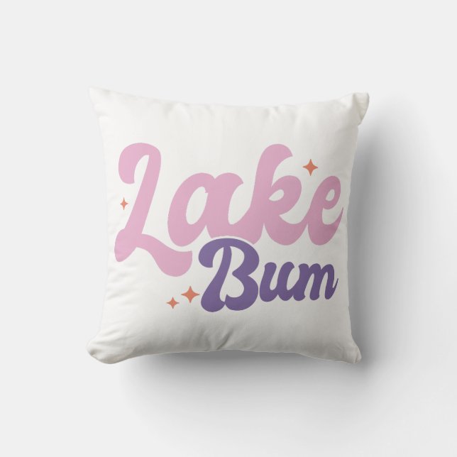 Cojín Decorativo Lake Bum (Anverso)