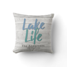 Cojín decorativo Lake Life Wood Dock