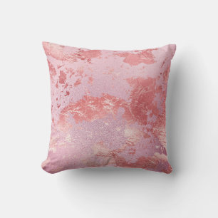 Cojín Decorativo Laminado metálico rosa glamuroso brillante