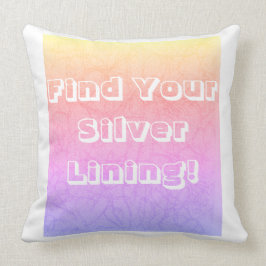 Cojín Decorativo Laminado plateado